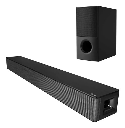 Lg Sound Bar Snh5-600 W Rms, Dts Virtual X, 4.1 Canais Preto (Usado)