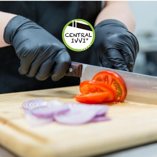 Imagen 2 de 3 de Guantes Sin Polvo Alimentos Chef Tatuador Dentista Mecanico