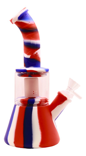 Bong De Silicon 9in Beaker Pipa De Agua Color Variado