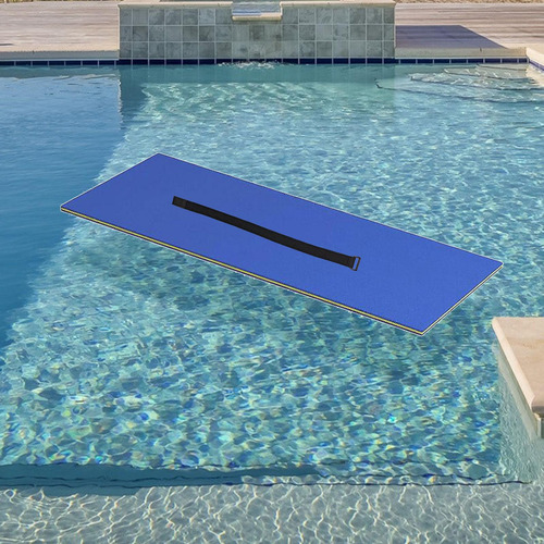 Colchoneta Flotante De Agua, Manta Azul 110x40x3,3cm