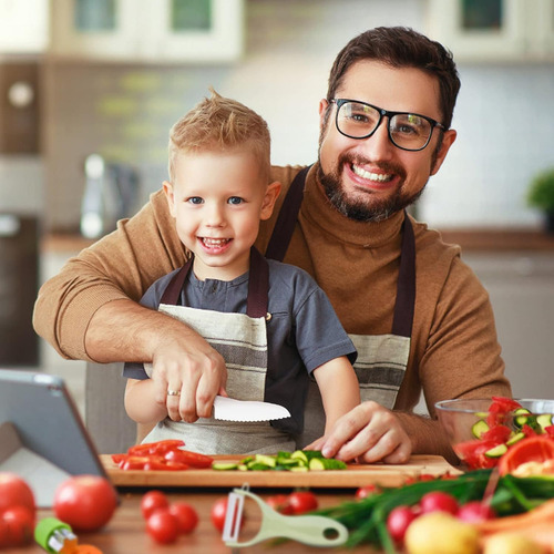 28 Pzs Juego De Cuchillos Seguros Para Cocinar Para Niños