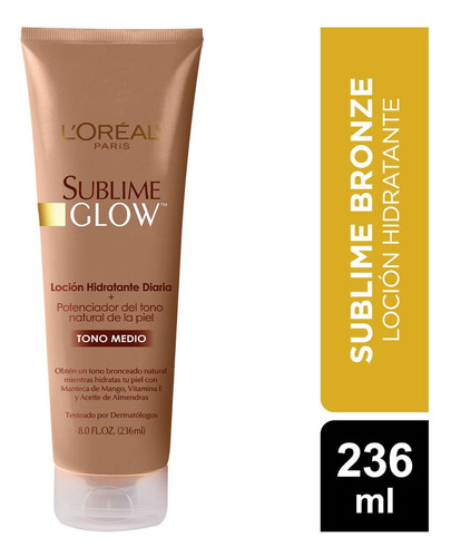 Autobronceante L'oreal Sublime Bronze Tono Medio 236 Ml