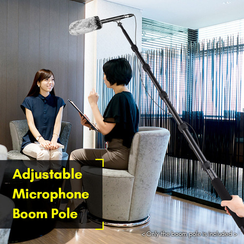Micrófono Portátil Andoer Boom Arm, Micrófono Extensible De