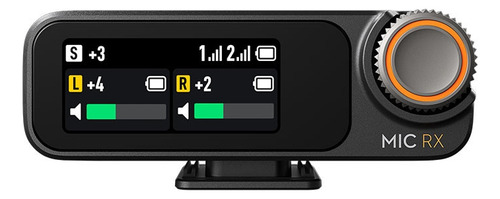 Microfone Dji Mic 2 1 Tx Microfone + 1 Rx Receptor - Dji115 Cor Preto