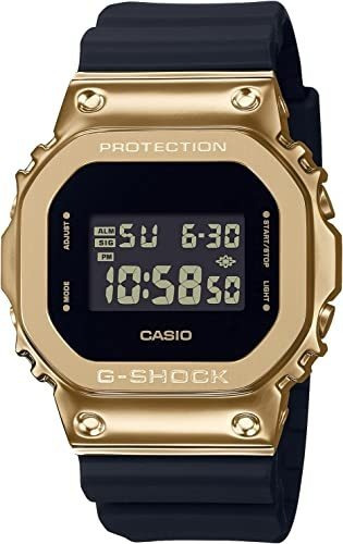Casio Gm-5600g-9jf [modelo G-shock Negro Y Dorado] Reloj