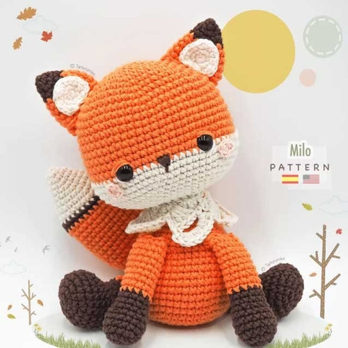 Patron Amigurumi Zorrito Milo