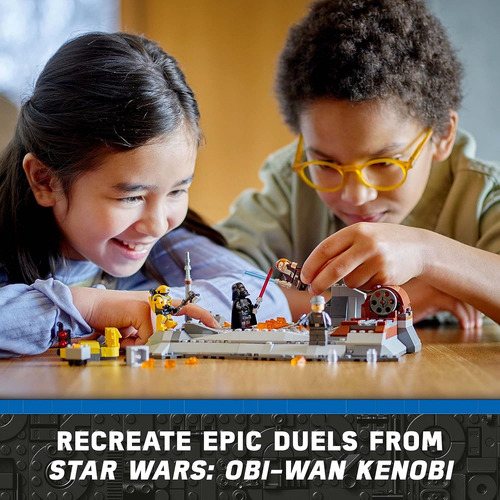 Lego Star Wars Obi -wan Kenobi Vs. Darth Vader 75334 Constru