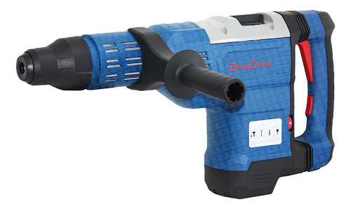 Martelete Rotativo Profissional DZC45 Sds Max DongCheng 1500w 3 Modos 8,2 kg Cor Azul