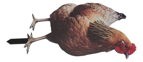 Estaca Acrílica De Imitación De Gallina Para Tapón De Suelo,