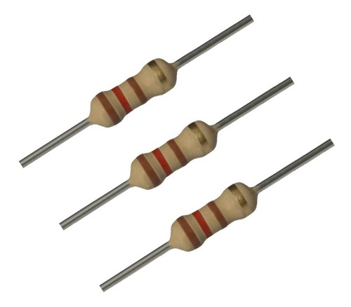 120 Ohm Resistencia De Carbón 120ohm 1/2w 0,5w Pack 20