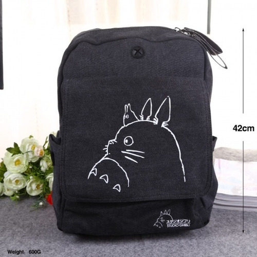 Mochila De Totoro - Lona Negra