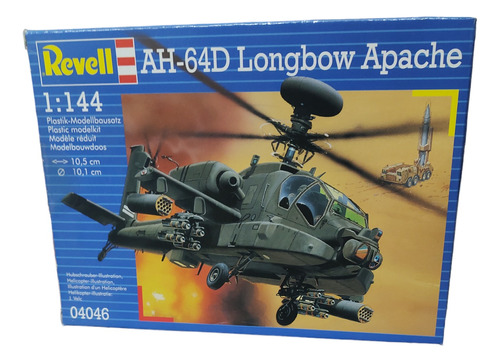 Revell Helicoptero Apache Ah-64d Longbow 1/144 Supertoys