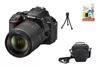 Nikon D5600 + 18-140mm + 32gb + Bolsa + Tripé Garantia Sjuro
