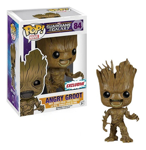 Funko Pop Marvel - Angry Groot #84 Exclusivo - Club.buster