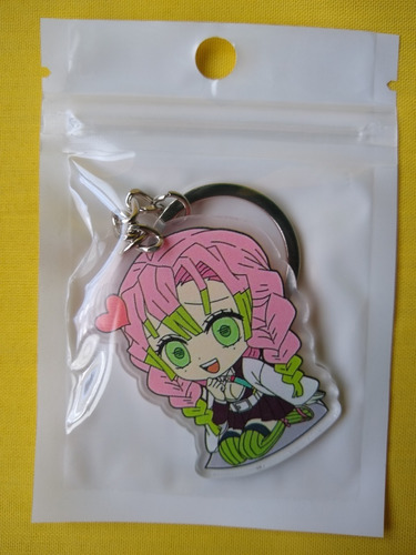 Imagen 2 de 2 de Llaveros Acrílicos Demon Slayer Modelo Mitsuri