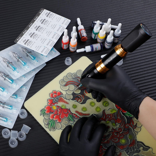 Kit De Pistola De Tatuagem Stigma Cordless Ponderosa Com 2 B