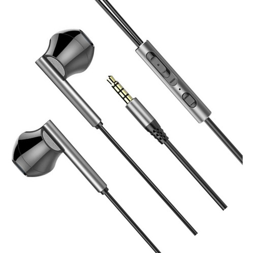 Auriculares Intraurales De Metal Heavy Bass, 1 Unidad, Para