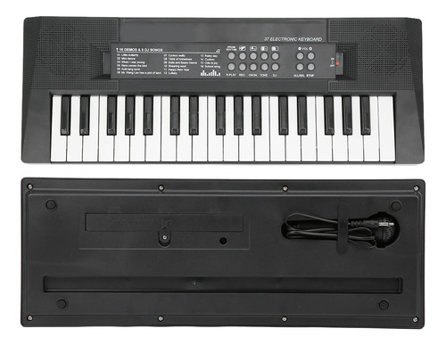 Imagen 10 de 10 de Teclado Eléctrico Piano 37 Teclas Instrumento Musical Infant