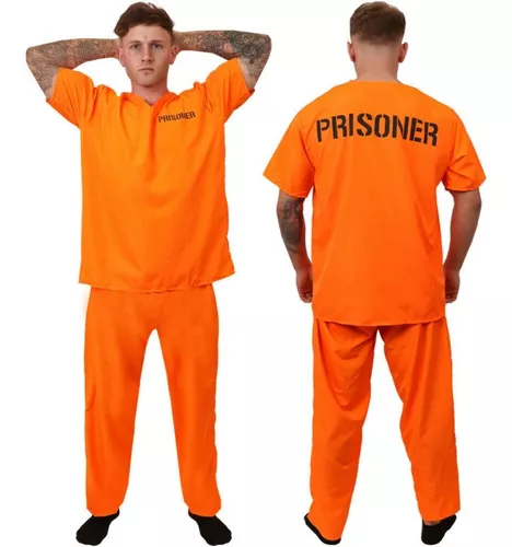 Disfraz Prisionera Naranja Mujer Talla S - Juguetilandia