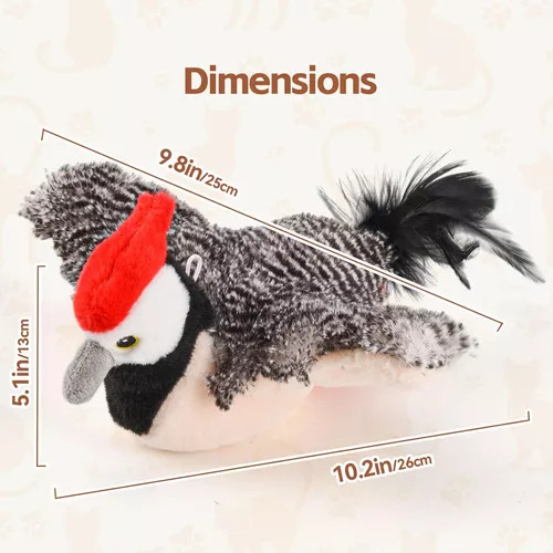 For Juguetes Interactivos For Gatos Talking Bird 1