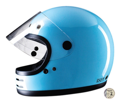 Imagem 5 de 6 de Capacete Lucca Magno V2 Glossy Blue Inmetro Frete Gratis 12x