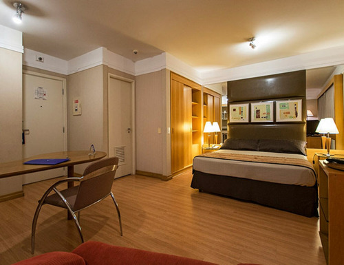 Imagem 1 de 15 de Transamerica Executive Bela Cintra - Flat Para Investimento No Pool Hoteleiro. - Sf32564