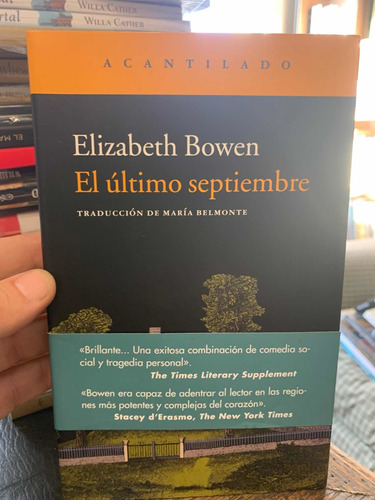 El Último Septiembre. Elizabeth Bowen · Acantilado