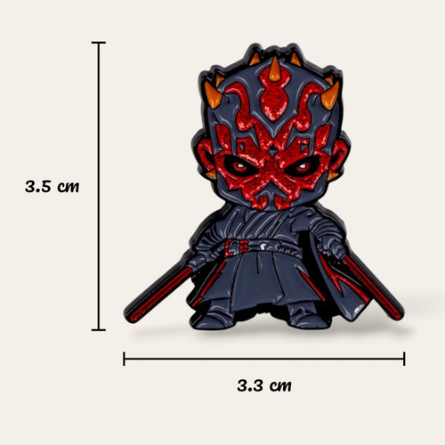 Pin / Broche Metálico Star Wars Película Personajes Darth Maul Star Wars