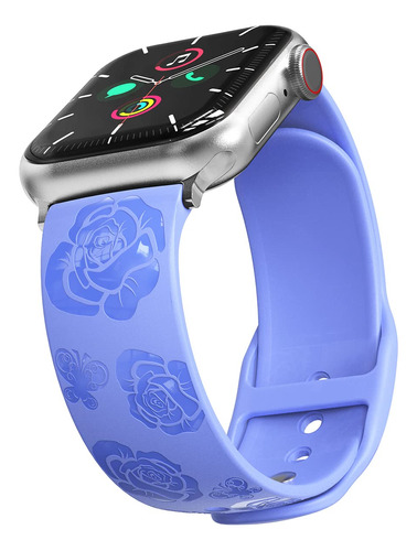 Blumen-graviertes Armband, Kompatibel Mit Apple Watch, Blume