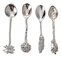 Comprar Juego De 4 Cucharas De Postre, Cucharas Pequeñas, Cucharas D