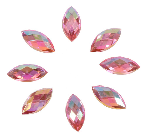 Prenda De Joyería Con Cuentas Planas Con Diamantes De Imitac