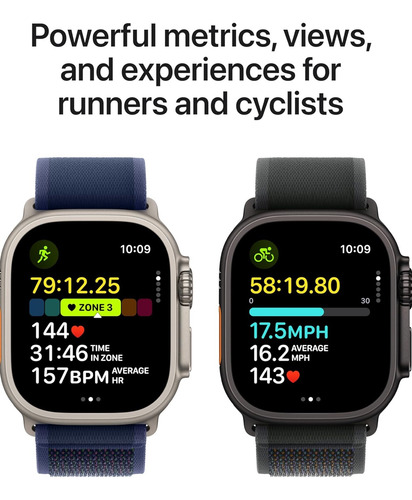 Apple Watch Ultra 2 Gps+cellular (eua) Prateado Milanese Azul-marinho Cinza (Recondicionado)