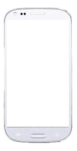 Cristal Vidrio Gorilla Glass Generico Blanco Galaxy S3 I9300