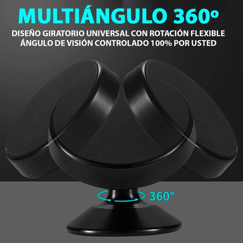 Mox Soporte Base Magnético Para Celular Auto 1hora