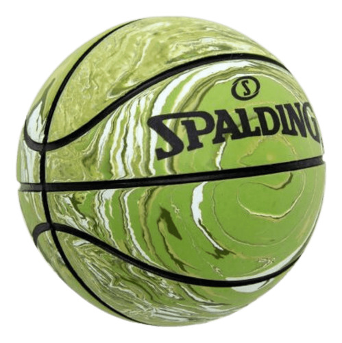 Mini Bola Spalding Basquete Camo Unissex - Verde