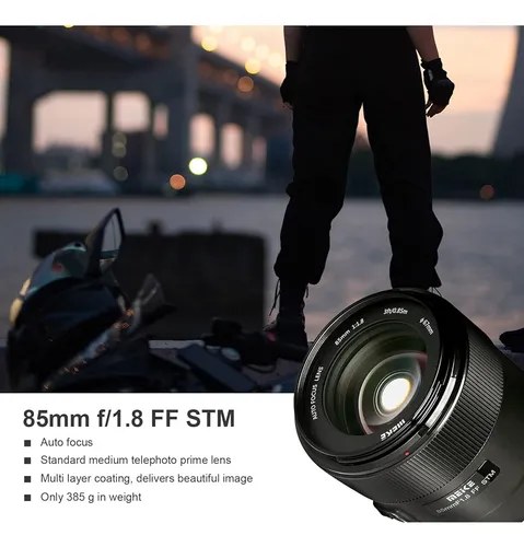 Meike 85mm F1.8 Full Frame Af Stm (a Stepping Motor) Lente G