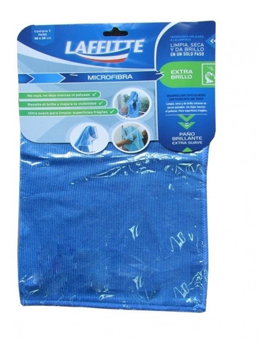 Imagen 2 de 2 de Paño Microfibra Para Vidrios 30x35 Detailing Laffitte