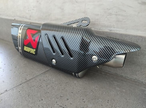 Tubo Escame Moto Tronador Tipo Carbono, Nuevo + Envío Gratis