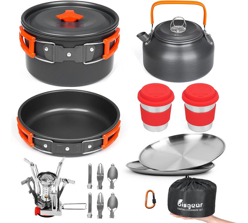 Bisgear Utensilios De Cocina De Camping, Hervidor De Mochile