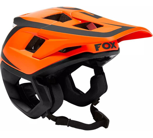 Casco Bicicleta Dropframe Pro Dvide Naranjo Fox
