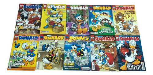Lote 10 Gibis Pato Donald Editora Abril Kit 2607 - I