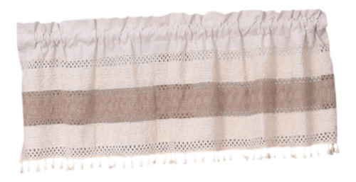 Cortina Cortina Corta Corta Máquina Lavable Rayas Anchas L