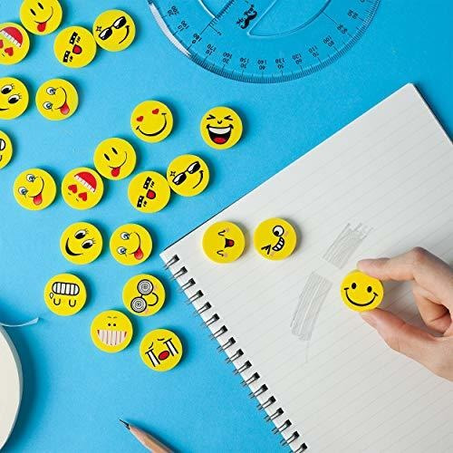 Señor Gomas De Borrar Pack De 64 Borrador De Emoji Gomas De