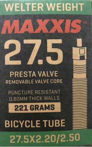 Câmara Bike Maxxis Freeride 27.5x2.20/2.50 Vál Presta 48mm