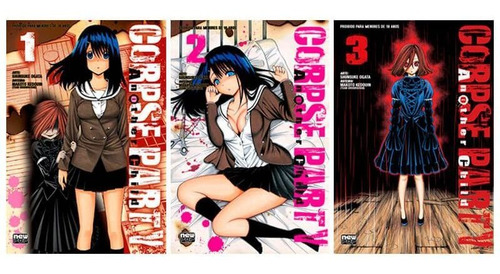 Mangá Corpse Party Another Child Volumes 1, 2 E 3 Completo