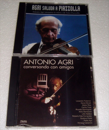 Antonio Agri 2 Cds Sellados Piazzolla Amigos Nuevos Kktus