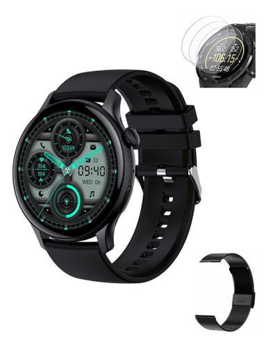 Smart Watch Dt 4 Mate Black C/ 2 Mallas + Vidrio Protector