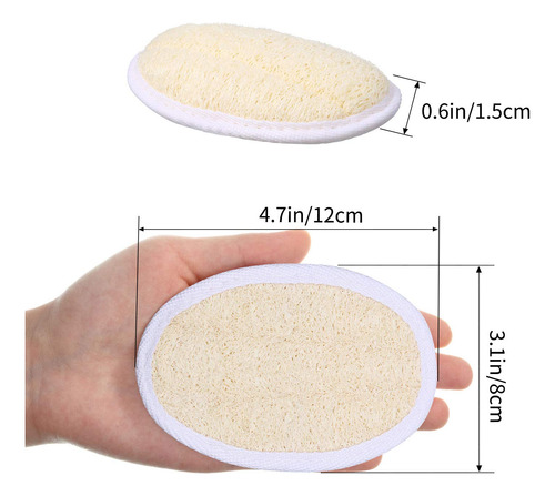 24 Piezas Exfoliante De Lufa Pad Cuerpo Scrubber Baño Ducha