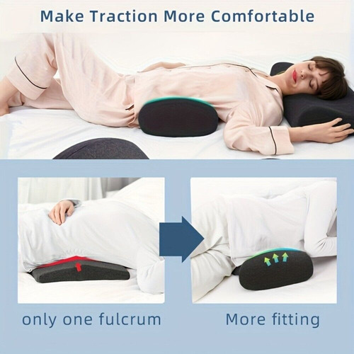 Almohada Para Dormir Con Soporte Lumbar De Espuma Viscoelást