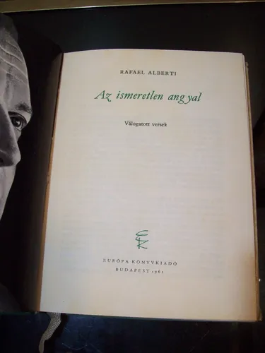 Adp Az Ismeretlen Angyal Rafael Alberti / Firmado Y Dedicado (Usado)